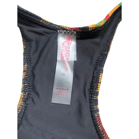 Regalia Swim African Kente Print High-Waisted Medium Bikini - Picture 5 of 5